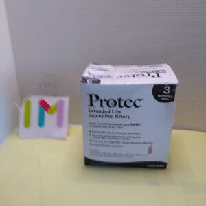 Protec Humidifier Filters For Cool Mist Humidifiers PWF2AM Extended Life 3X